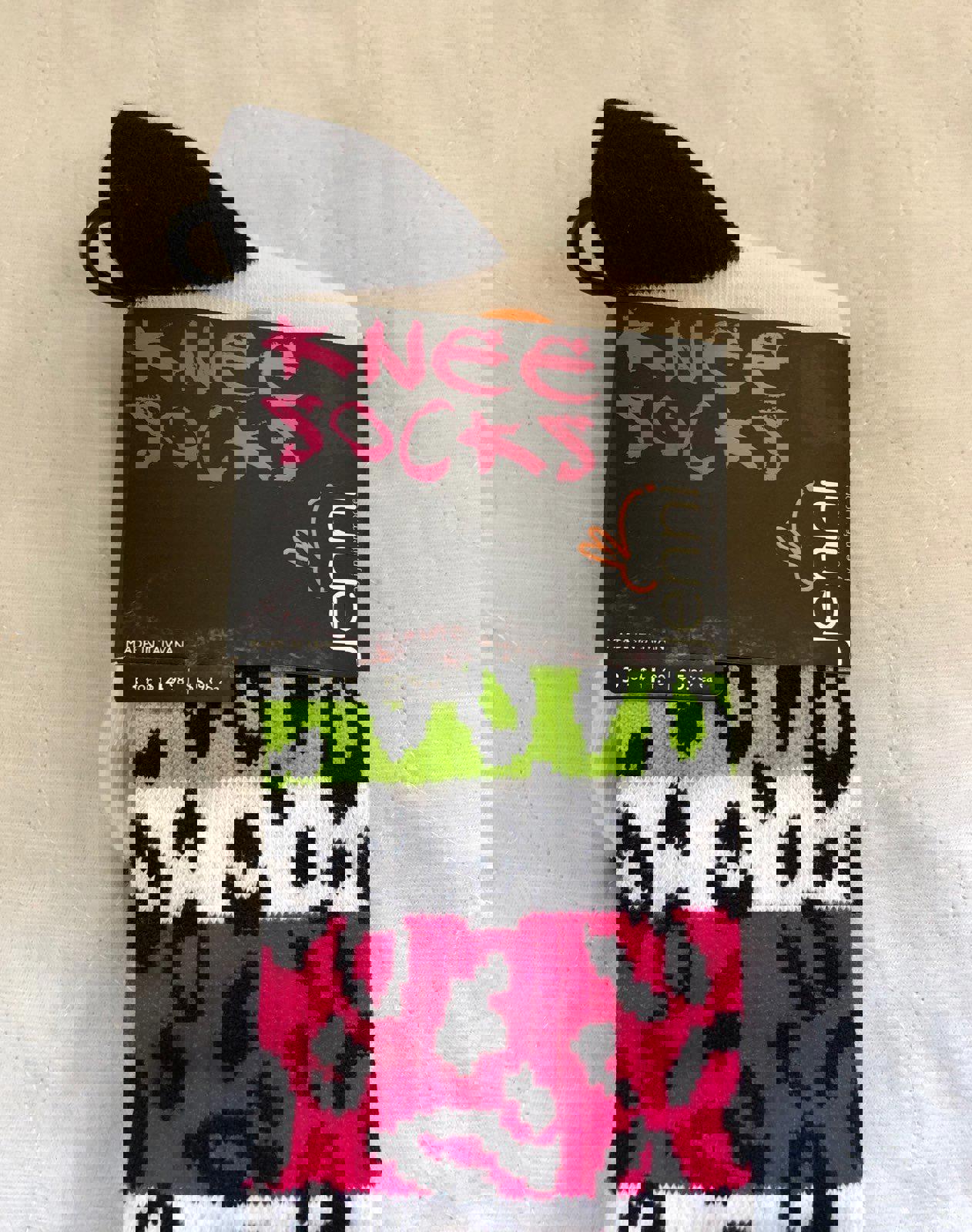 Jenni Knee Socks with Colorful Patterns