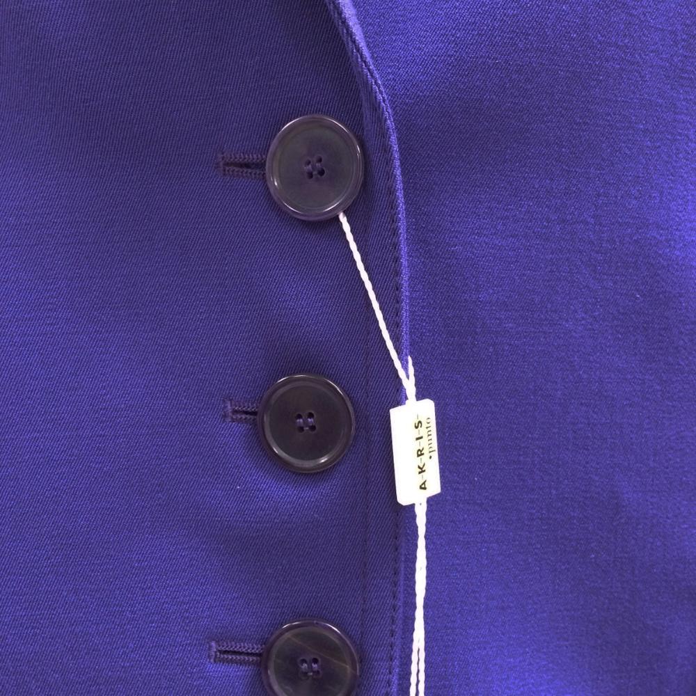 Akris Punto Lavender Wool Button Jacket