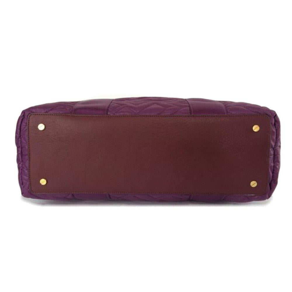 Tory Burch Ski Vintage Jayden Purple Tote