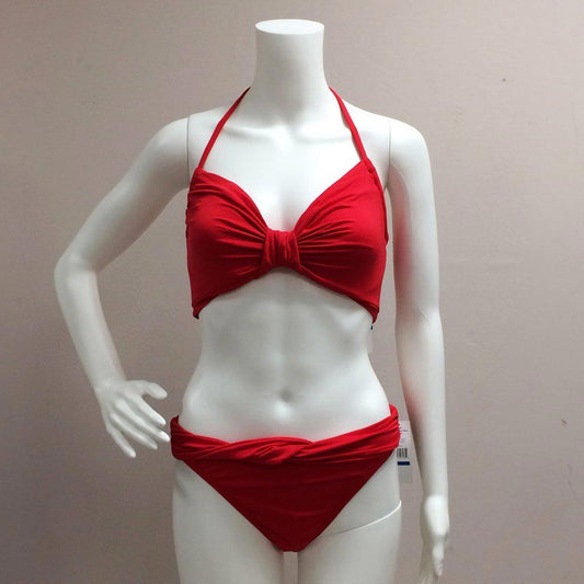 Carmen Marc Valvo Poppy Red Swimsuit