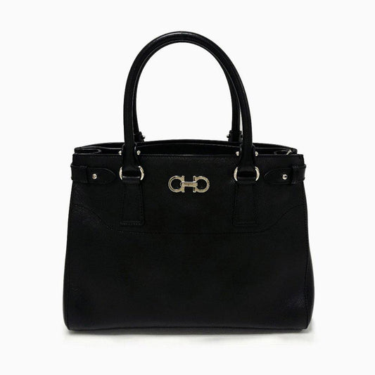 Salvatore Ferragamo Batik Saffiano Leather Satchel