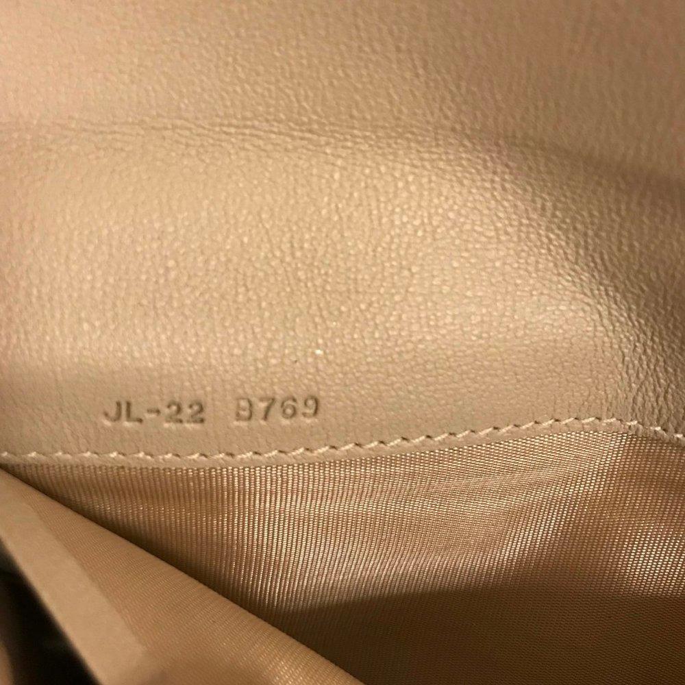 Salvatore Ferragamo Gancini Bisque Leather Wallet