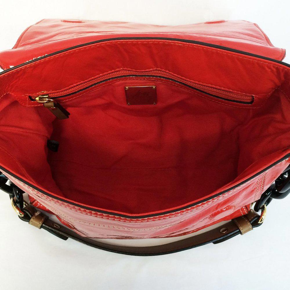 Milly Patent Leather Shoulder Bag