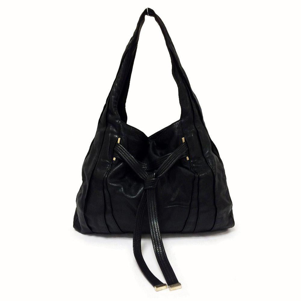 Kooba Black Leather Hobo Bag