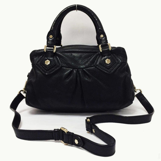 Marc by Marc Jacobs Classic Q Baby Groove Black Satchel