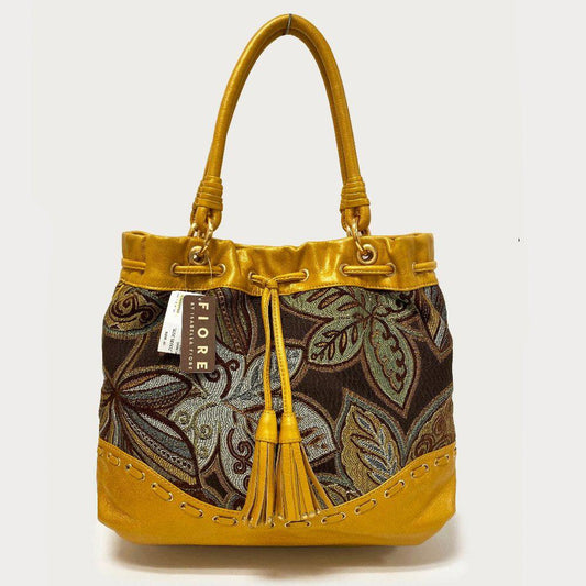 Fiore by Isabella Fiore Gold Corduroy Bag