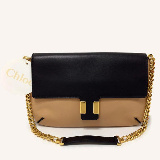 Chloe Amelia Leather Clutch Bag