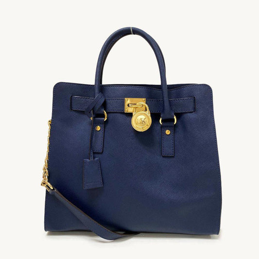 Michael by Michael Kors Hamilton Navy Blue Satchel