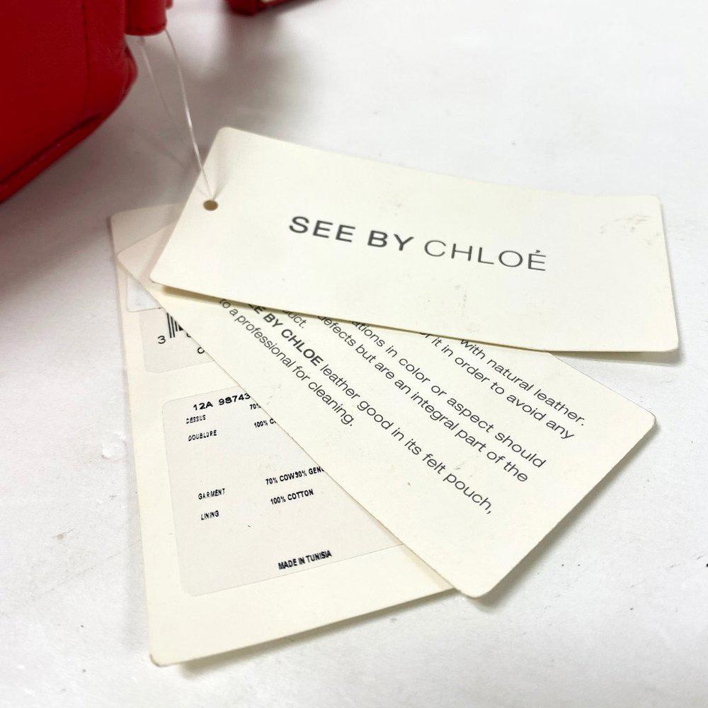 See by Chloe Flash Red Crossbody Bag