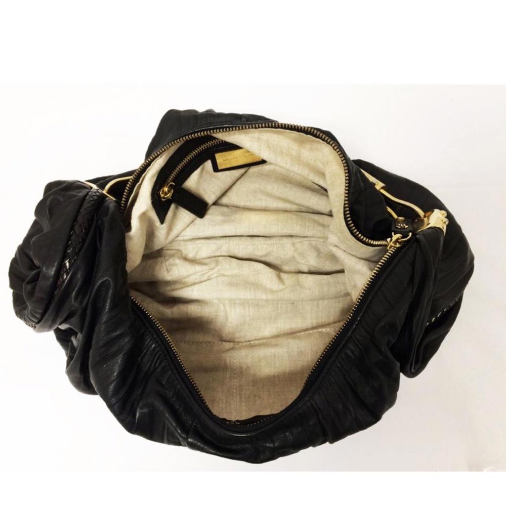 Michael Kors Skorpios Crescent Pleated Shoulder Bag
