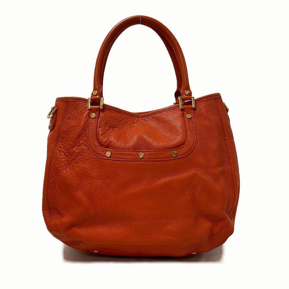 Tory Burch Amanda Wild-berry Orange Satchel