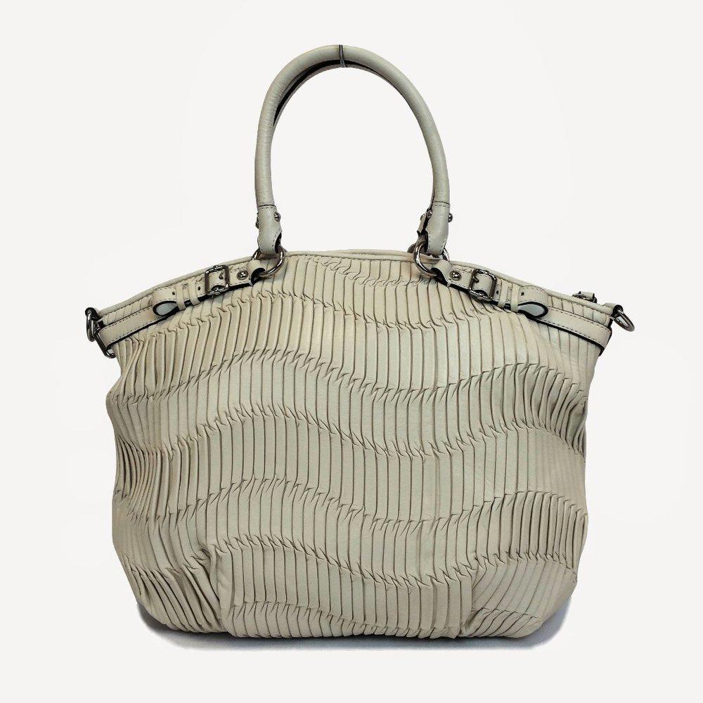 COACH 18643 Madison Gathered Leather Lindsey Satchel