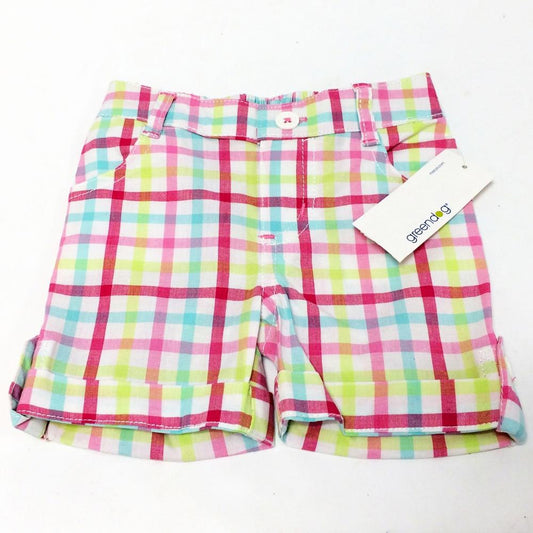 Greendog Bright Multicolor Checked Shorts