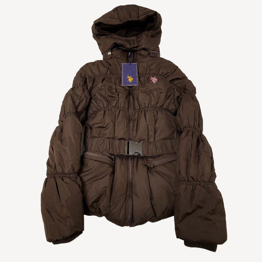 U.S Polo Association Brown Puffer Coat