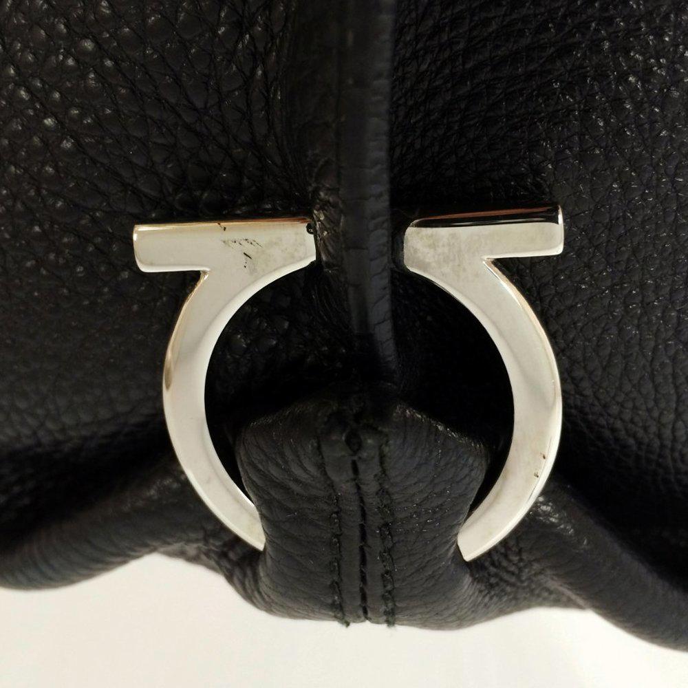 Salvatore Ferragamo Fanisa Large Nero Hobo Bag