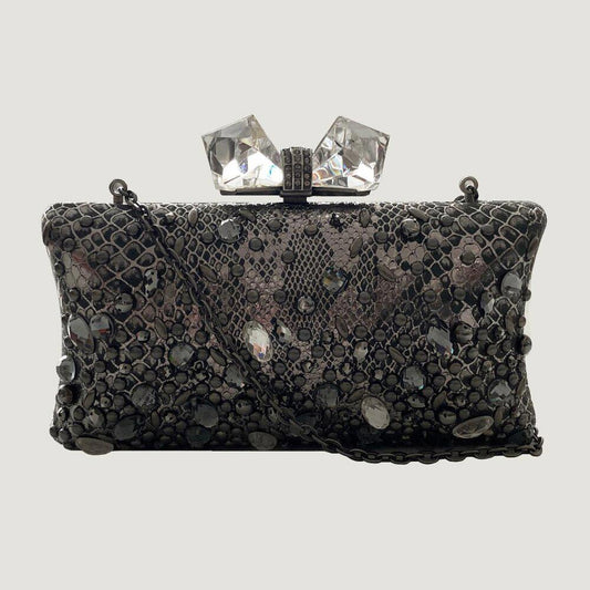 Judith Leiber Vanessa Metallic Clutch Bag