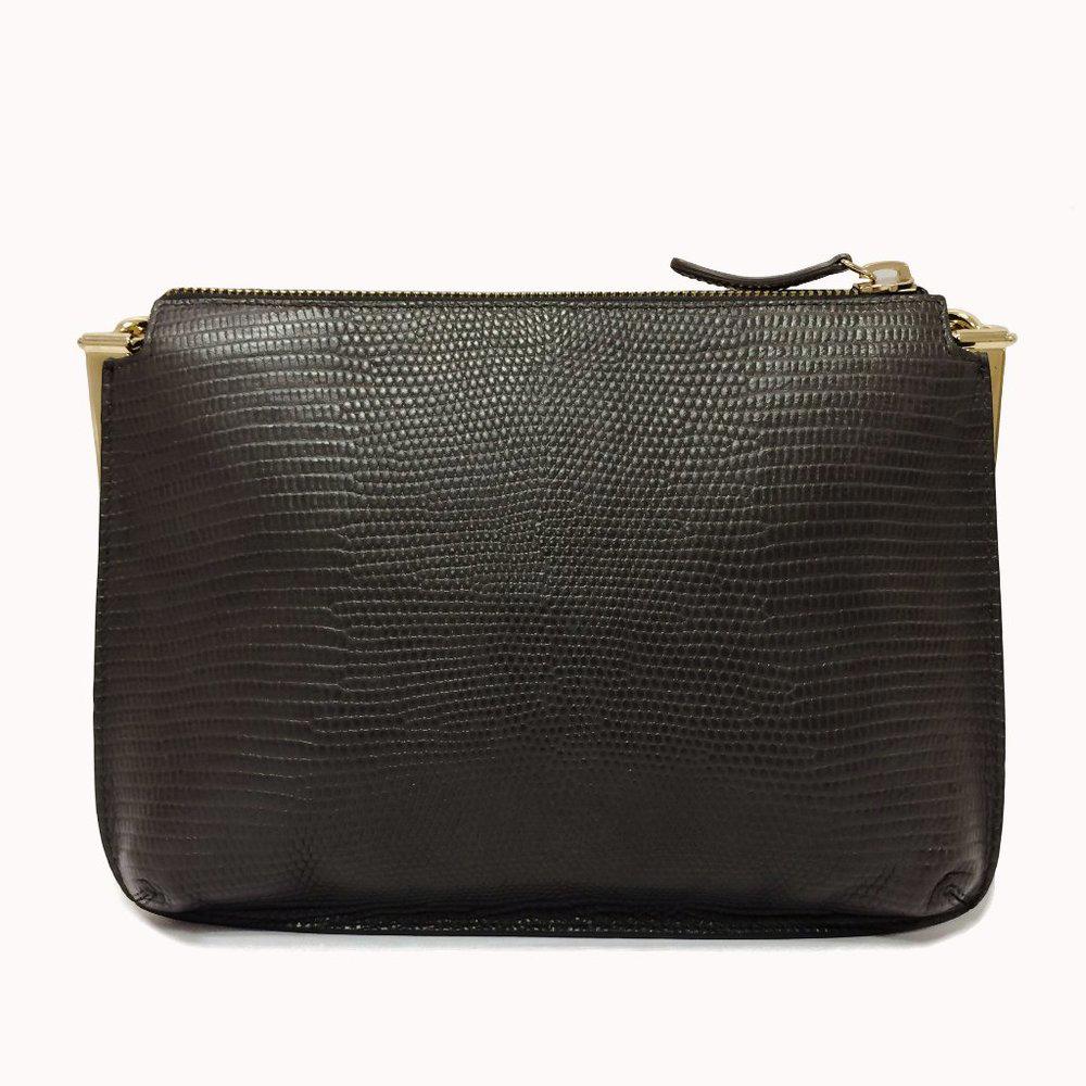 Furla Jade Embossed Shoulder Bag