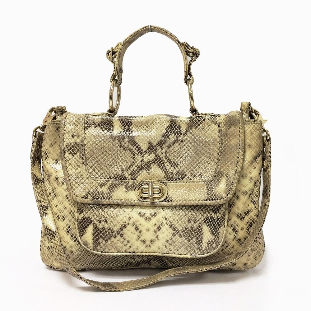 Rebecca Minkoff Covet Snake Embossed Satchel