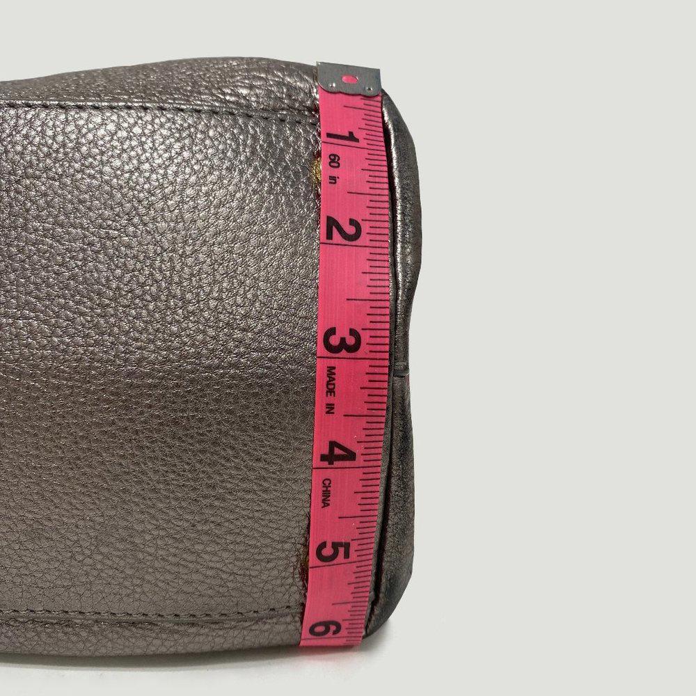 Tory Burch Marion Silver Leather Shoulder Bag