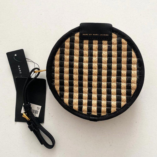 Marc by Marc Jacobs Round Striped Wristlet Bag