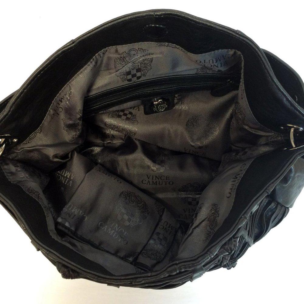 Vince Camuto Knotted Leather Hobo Bag