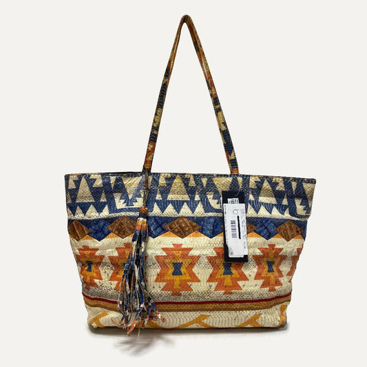 Carlos Falchi Aztec Ayer Tote Bag