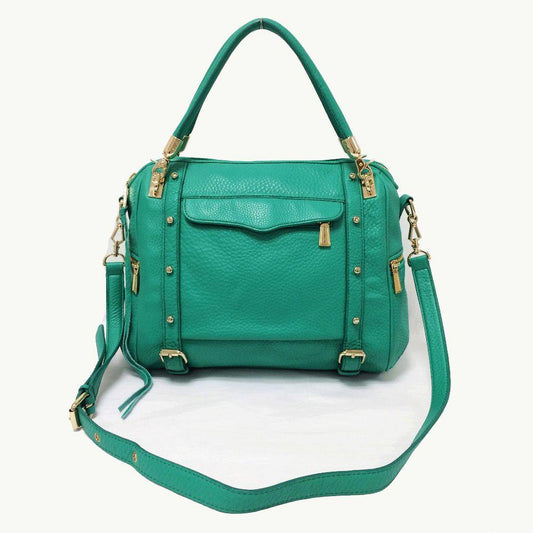 Rebecca Minkoff Cupid Bright Green Leather Satchel