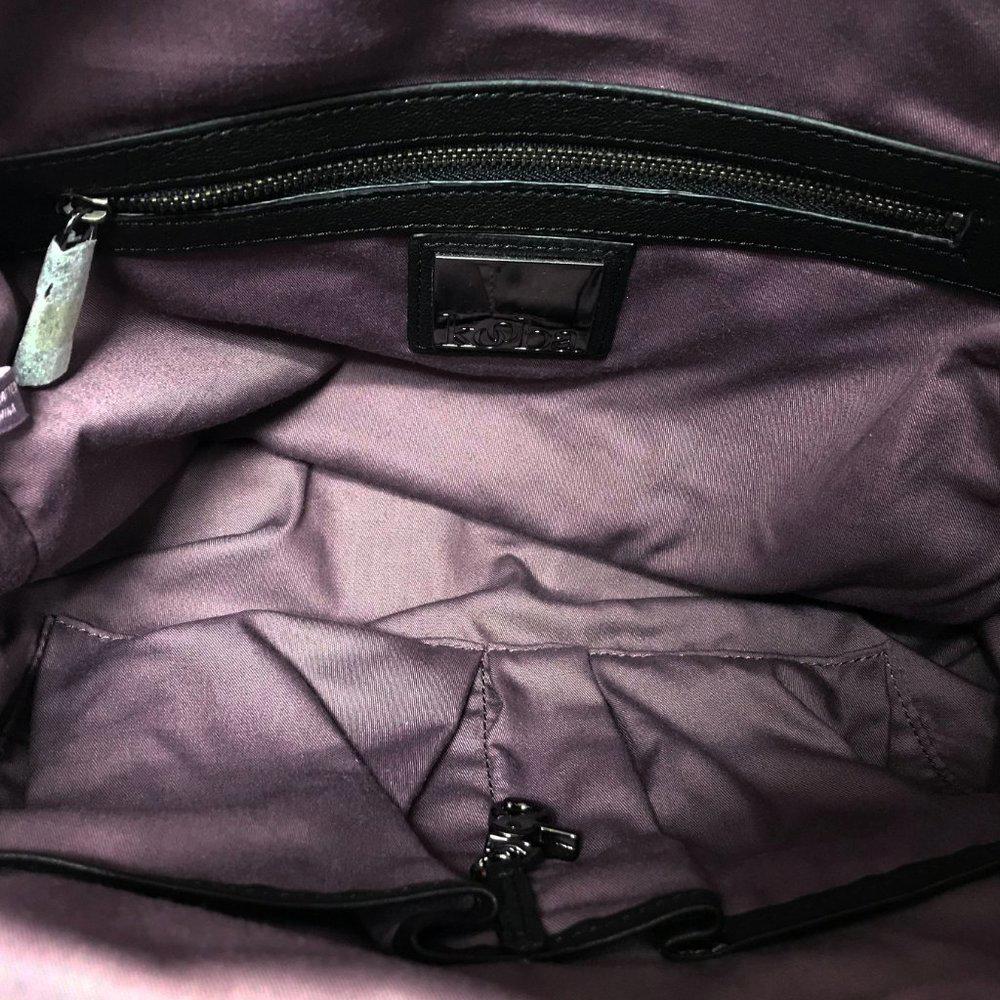 KOOBA Grove Black Leather Satchel