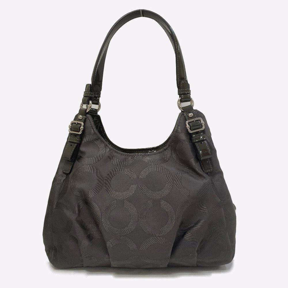 COACH 18763 Madison OP Art Maggie Shoulder Bag