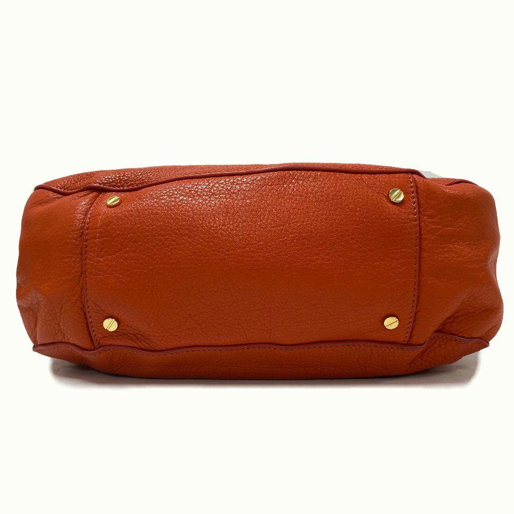 Tory Burch Amanda Wild-berry Orange Satchel