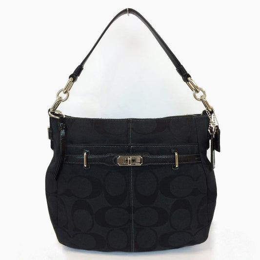 COACH 17834 Chelsea signature Ashlynn Black Hobo