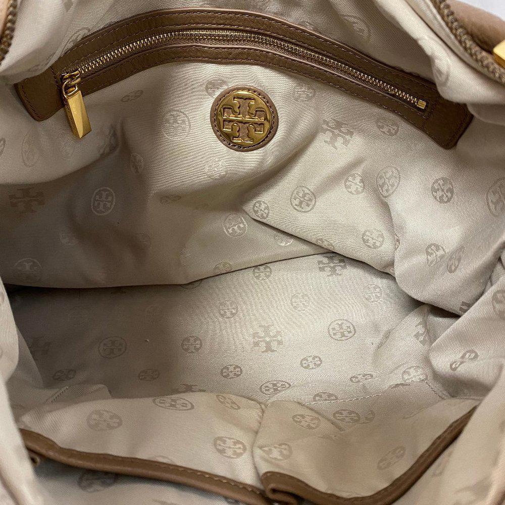 Tory Burch Amanda Taupe Hobo Bag