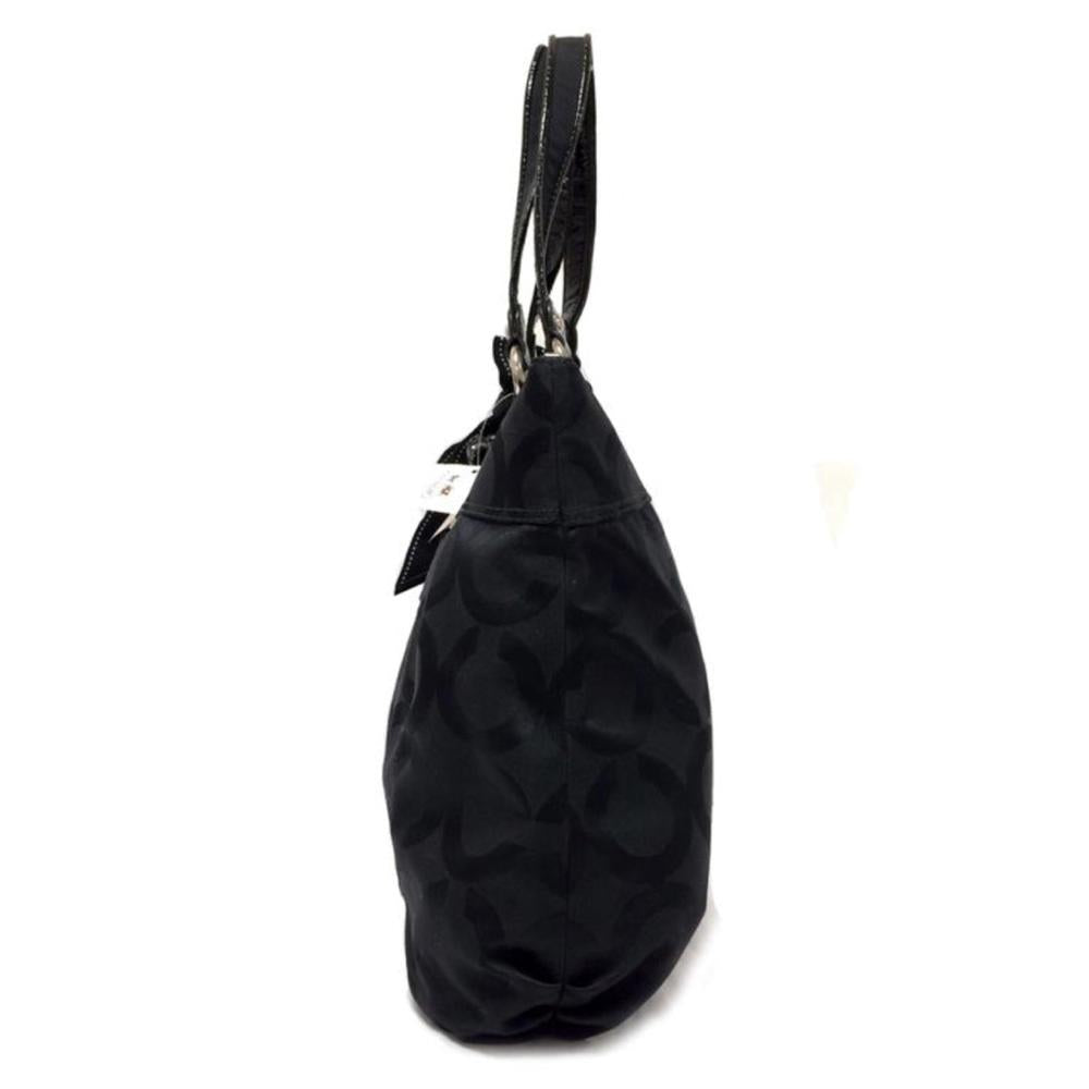 Coach 17937 Pop Art Glam Satchel Black Bag