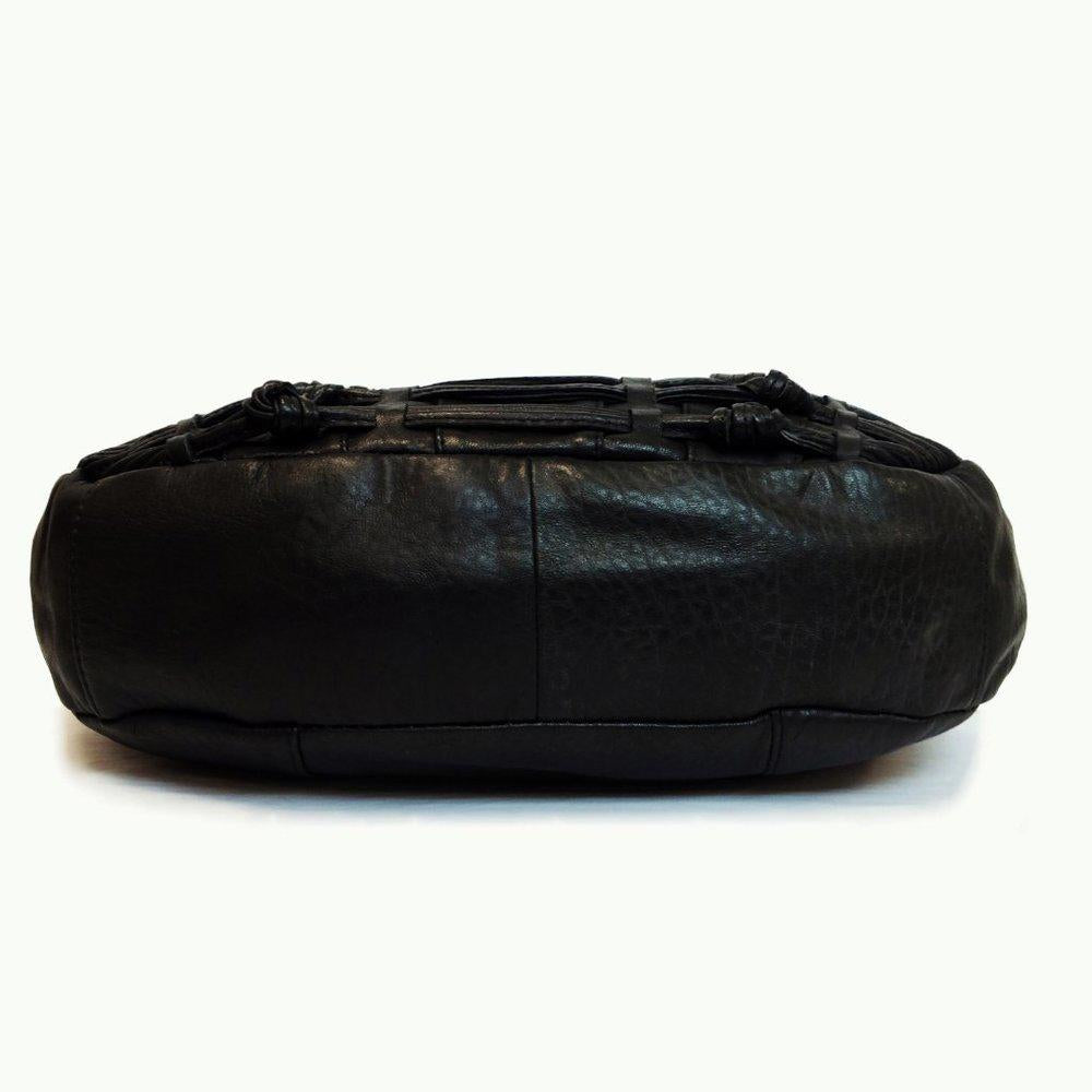 Vince Camuto Knotted Leather Hobo Bag