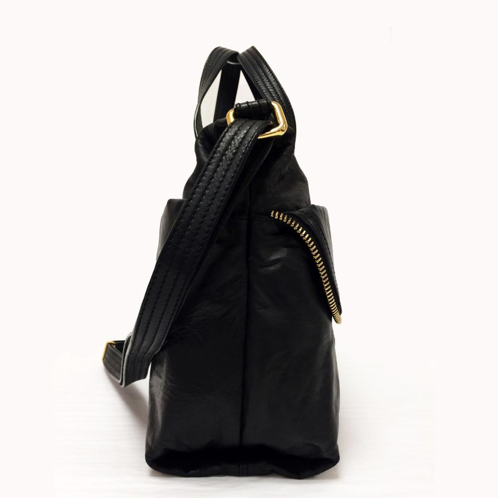 Fendi Two Way Black Leather Bag
