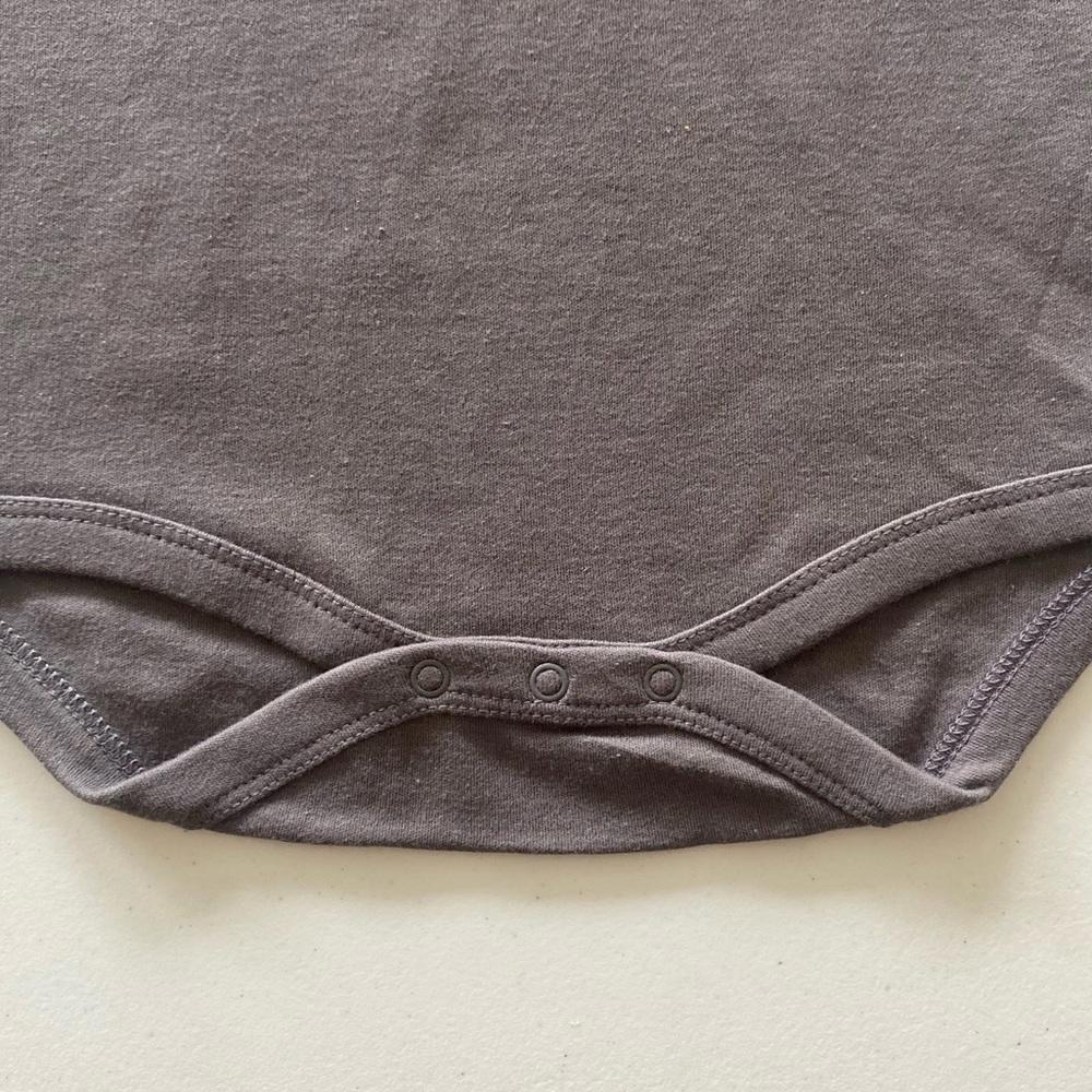 Bon Bebe Gray Rockstar Bodysuit