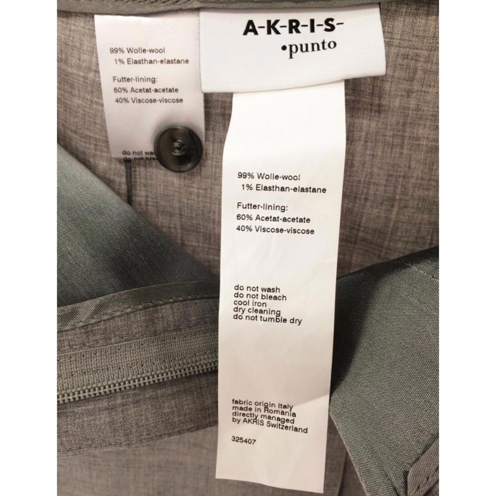 Akris Punto Grey Flare Pants