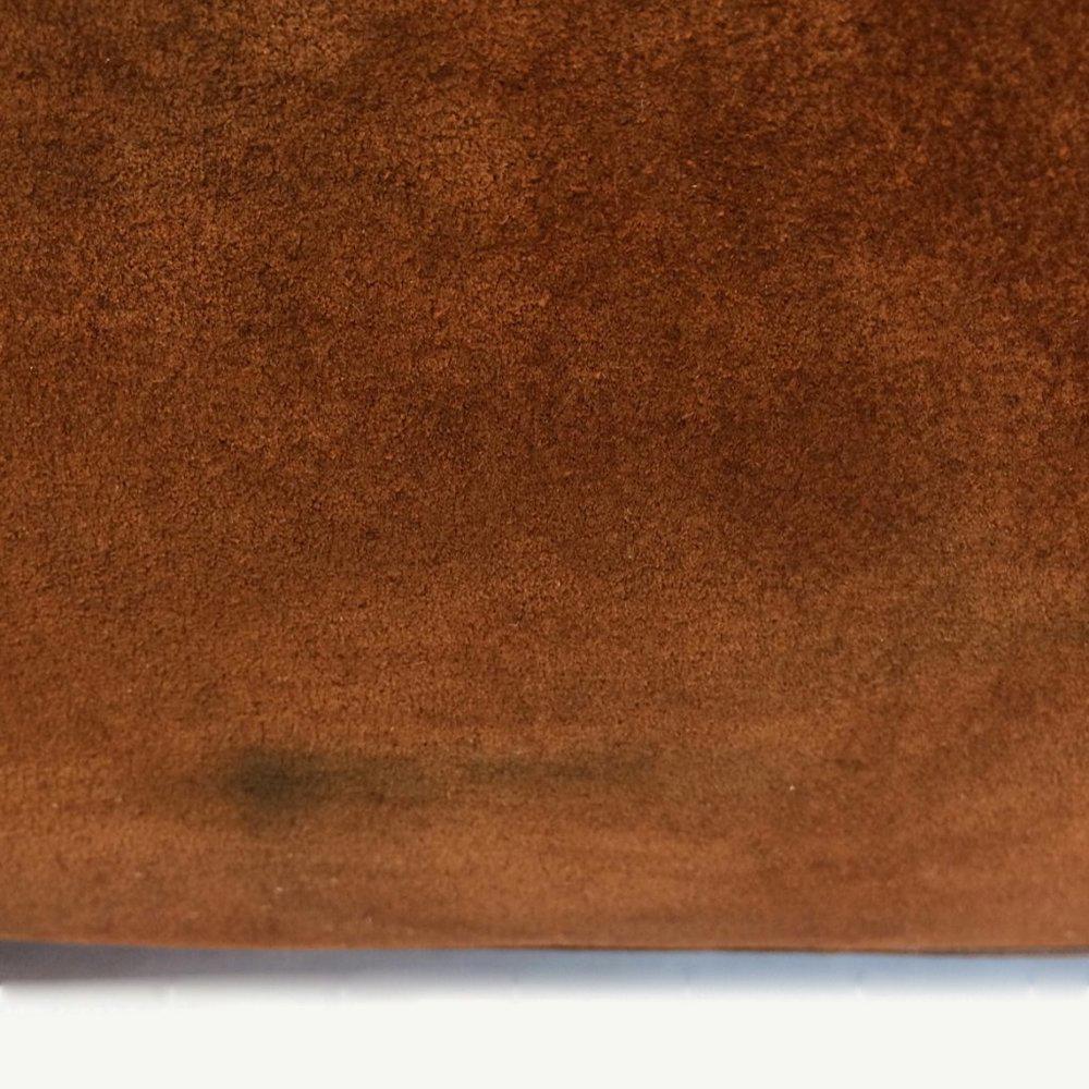 Tory Burch Mae Suede Leather Chestnut Satchel Bag