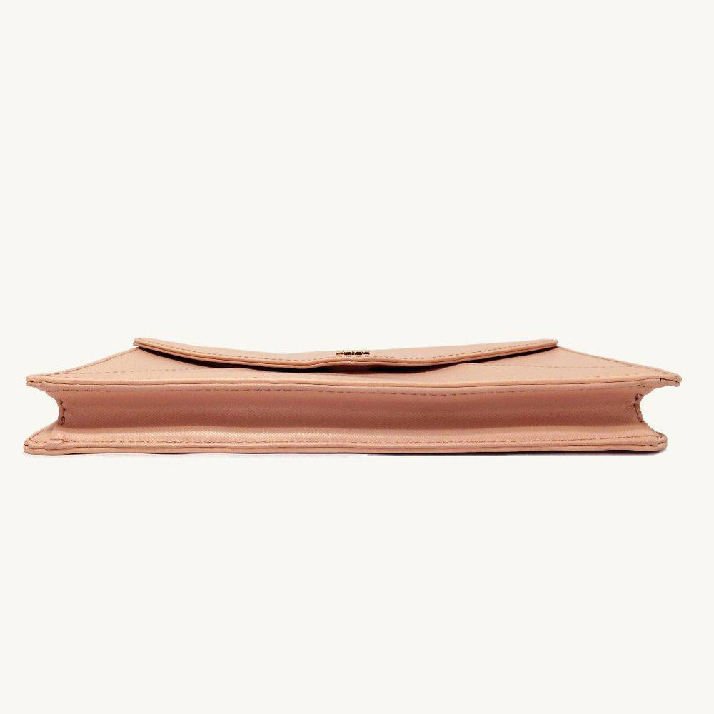Tory Burch Robinson  Clutch Bag Blush Leather