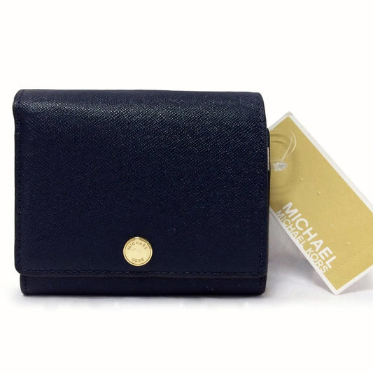 Michael by Michael Kors Color Block Navy Blue Wallet