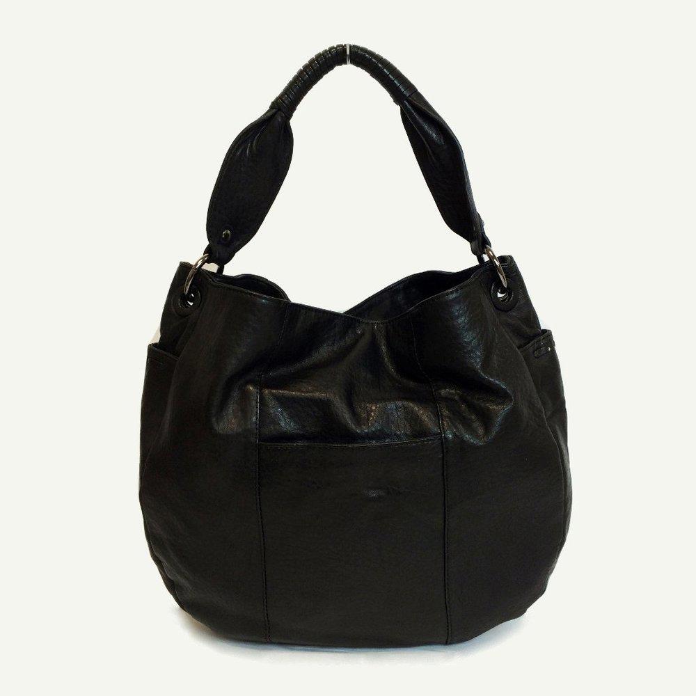 Vince Camuto Knotted Leather Hobo Bag