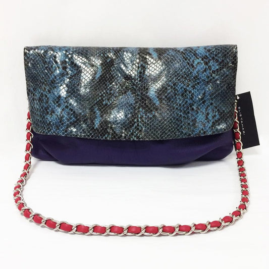 Elie Tahari Emory Python Embossed Bag