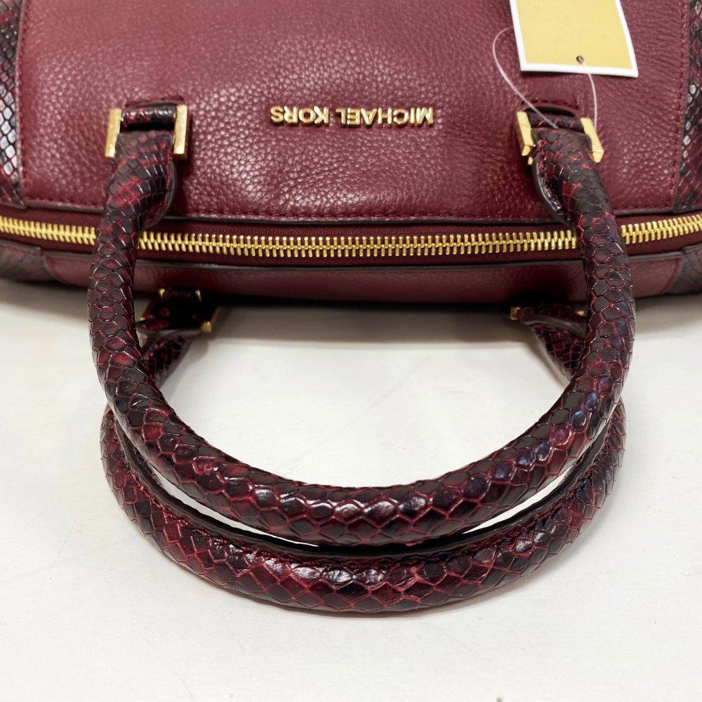 Michael by Michael kors Riley Merlot Satchel Bag