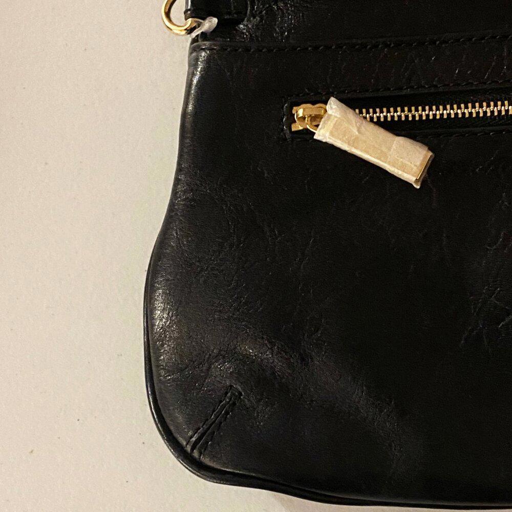 Tory Burch Black Logo Clutch Bag