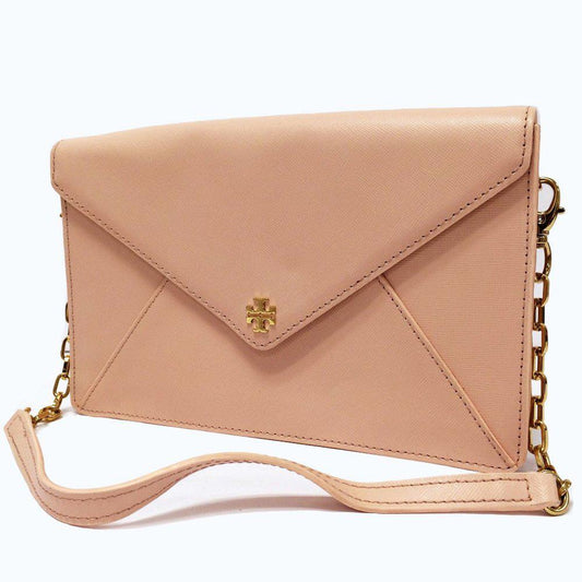 Tory Burch Robinson  Clutch Bag Blush Leather